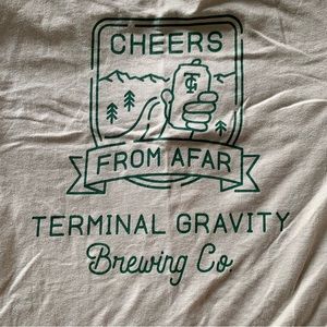Terminal Gravity Brewing Tshirt Cheers from Afar Small